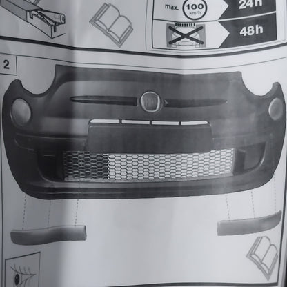 Genuine Chrome Bonnet Moulding - Fiat 500 2012-2015 | 50901686