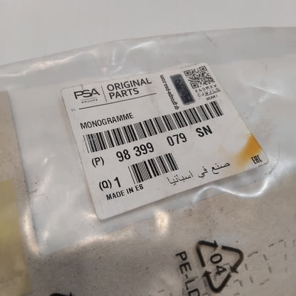 Genuine "E" Rear Badge - Peugeot Expert IV / Traveller - Electric | 98399079SN