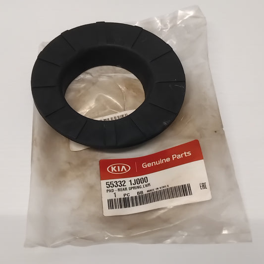 Genuine Rear Suspension Spring Lower Pad - Kia Rio / Venga | 553321J000