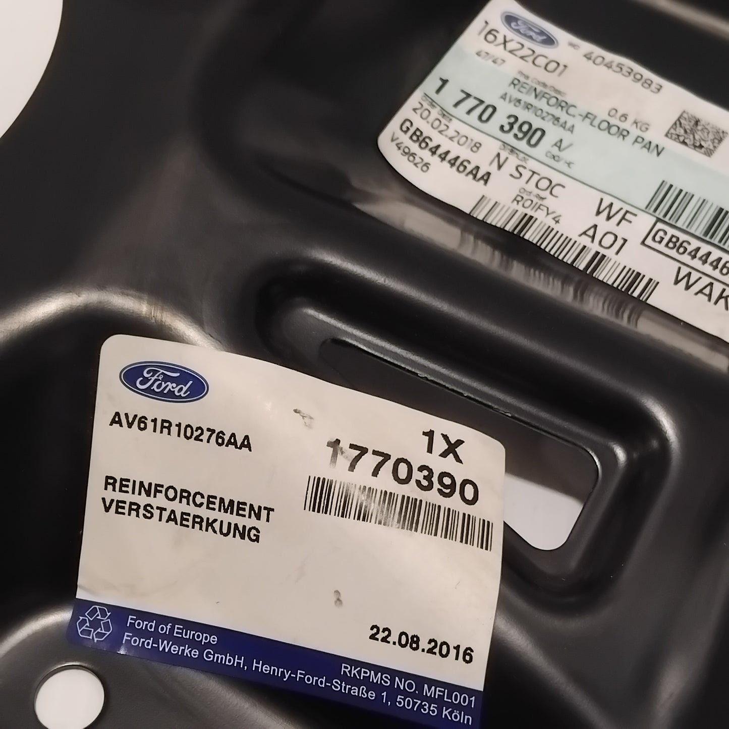 Genuine Ford Reinforcement - Floor Pan | 1770390