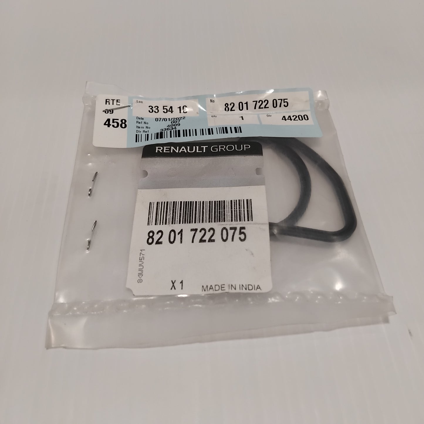 Genuine Renault Gasket-Water Pump | 82 01 722 075