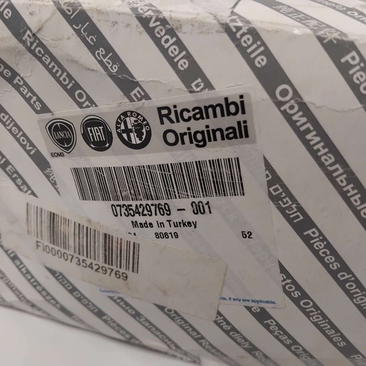 Genuine 3rd Row Seat Belt - Short - Fiat Ducato Panorama 2011-2025 | 735429769