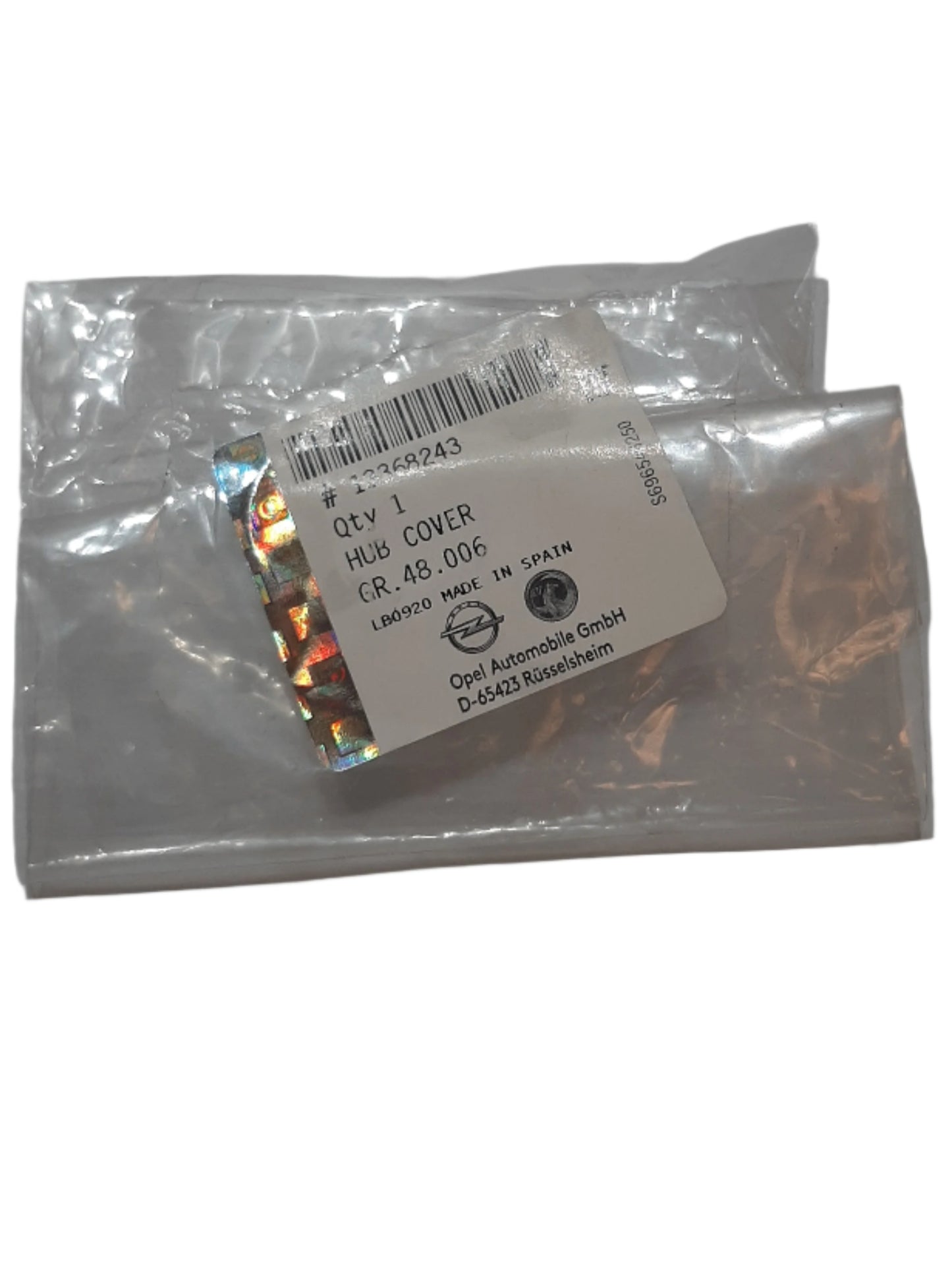 Genuine Vauxhall Wheel Center Cap- Black (Ident Aaju) | 13368243