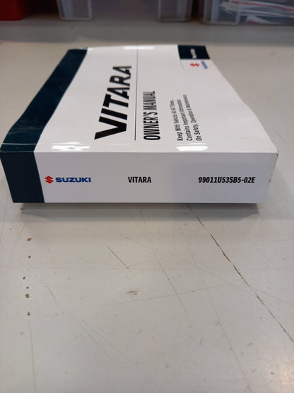 Genuine Suzuki Owner'S Manual,Vitara, | 99011U53SB5-02E