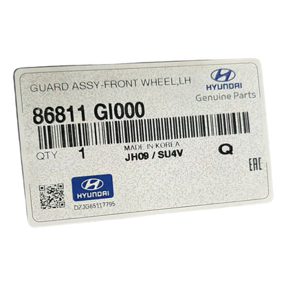 Genuine Hyundai Guard Assy-Front Wheel | 86811GI000