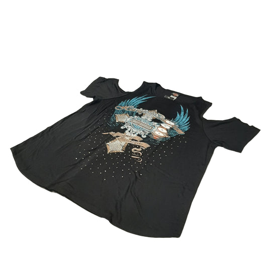 Genuine Harley Davidson Reigning Robin Hood Women's T-shirt - XL | R0035966