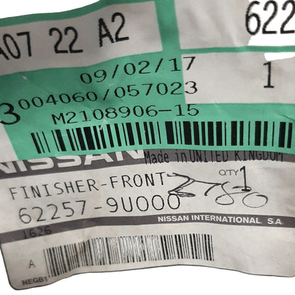 Genuine Nissan Finisher-Front | 622579U000