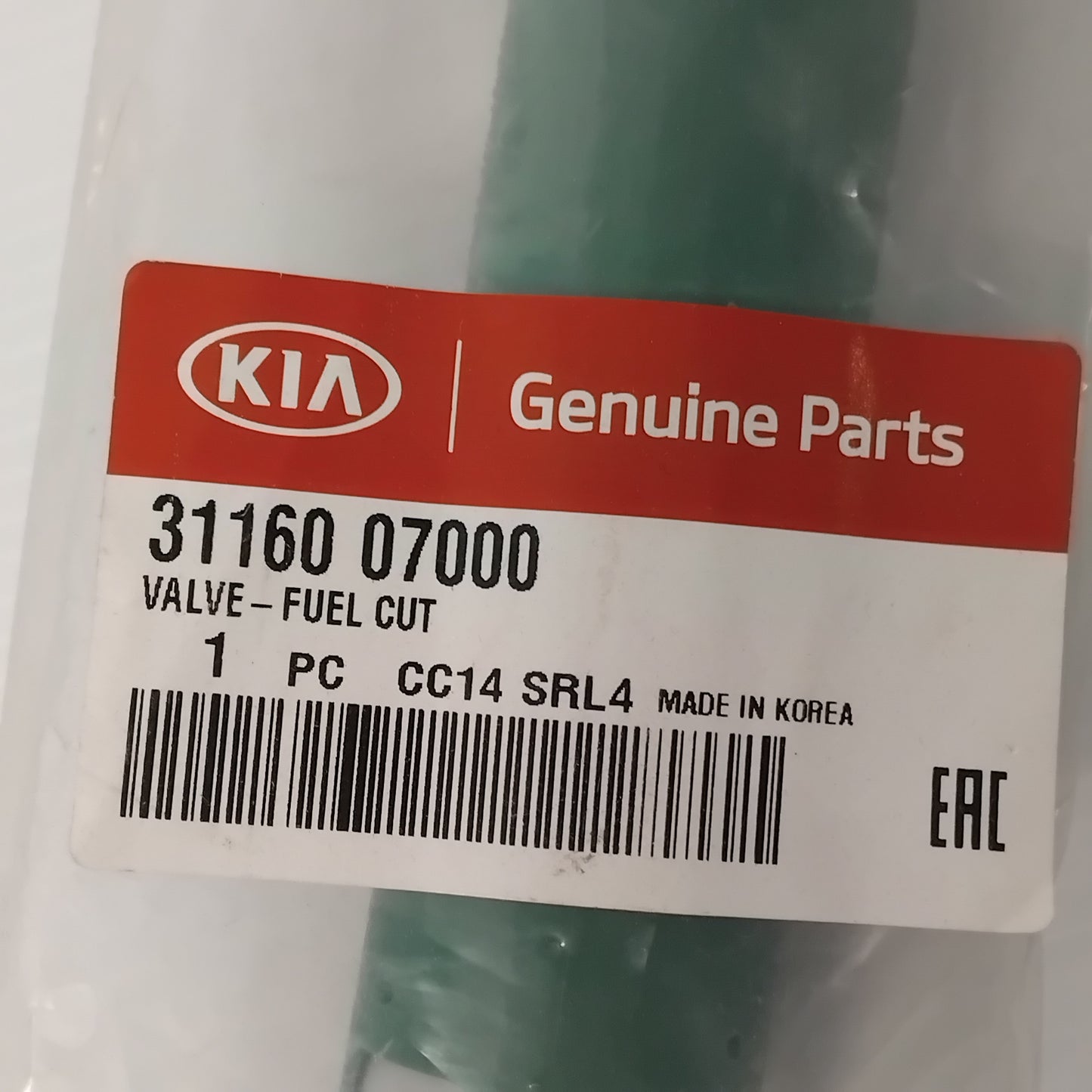 Genuine Fuel Tank Reverse Valve - Kia Picanto 2004-2017 | 3116007000