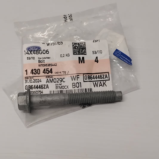 1x Genuine M10 X 70MM Starter Motor Bolt - Ford KA / Focus / KA / Kuga | 1430454