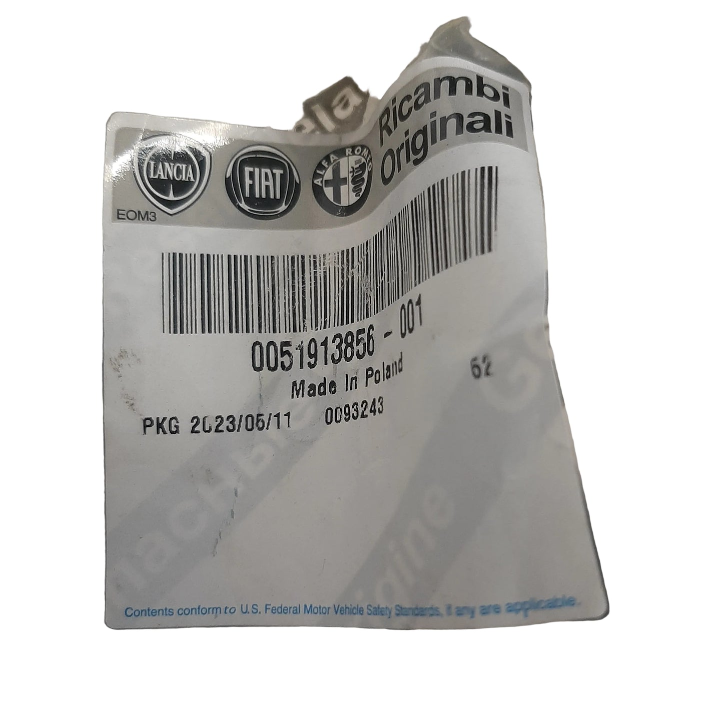 Genuine Fiat Flex. Hose | 51913856