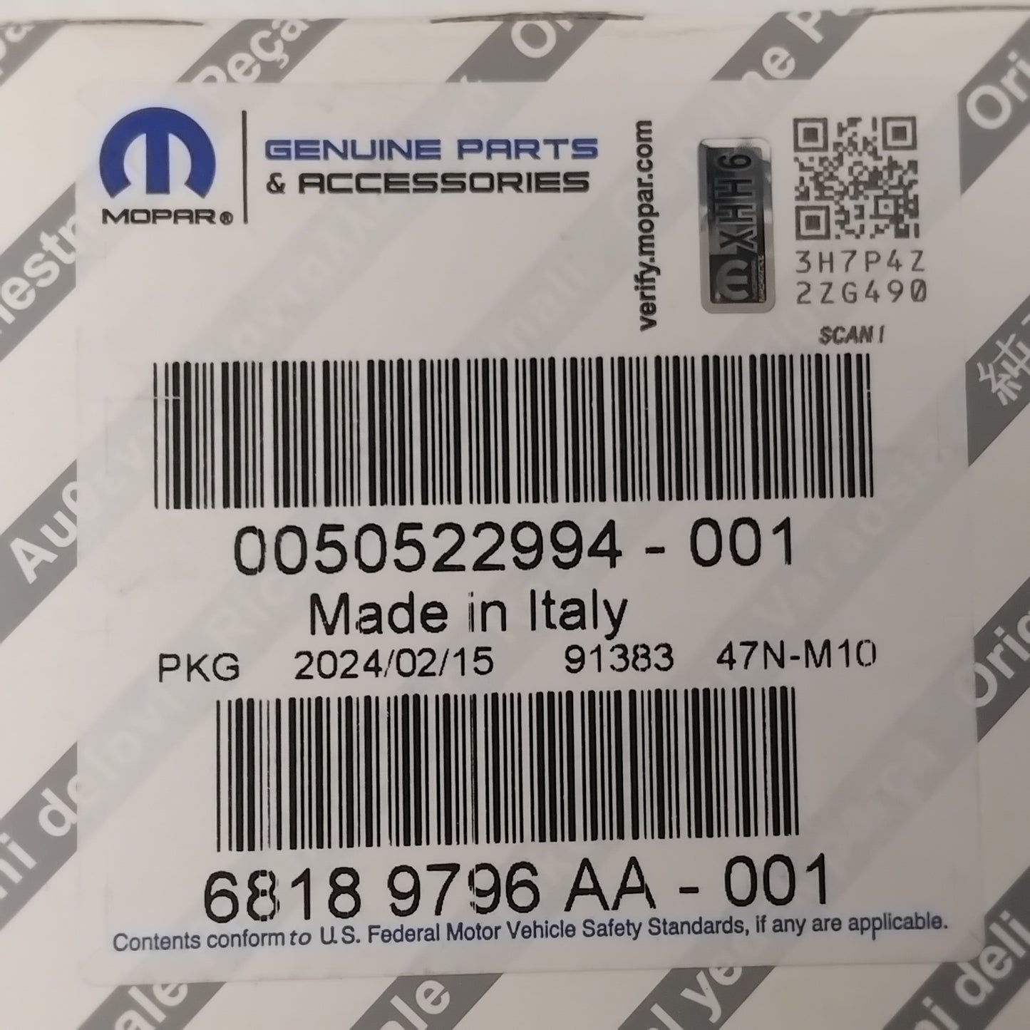 Genuine Left Side Repeater Lamp - Alfa Romeo Giulietta 2010-2020 | 50522994