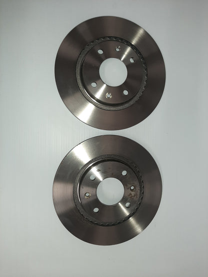 2x Front Brake Discs PSA - Peugeot 1007 2005-2009 | 4249G1