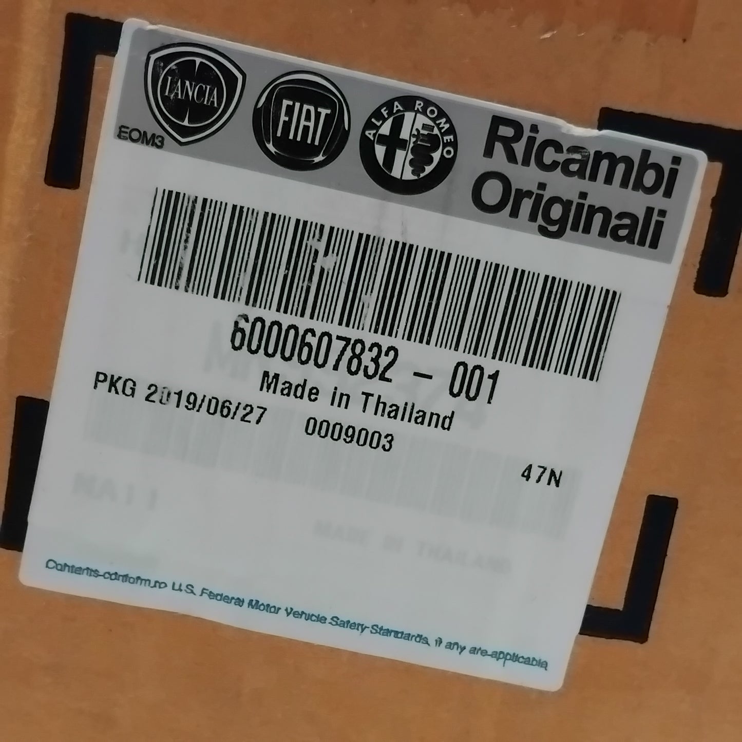 Genuine Fiat Hub | 6000607832