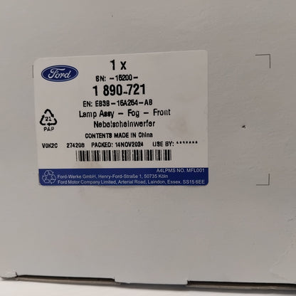Genuine Front Right Fog Lamp - Ford Ranger 2011 | 1890721