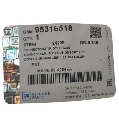 Genuine Vauxhall Water Outlet Hose | 95316518