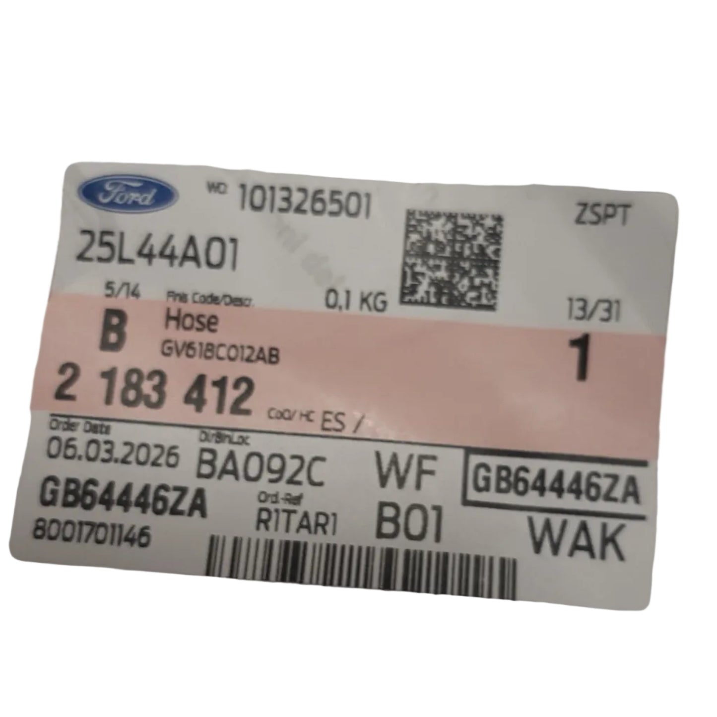 Genuine Ford Unit Assy - Control | 2183036