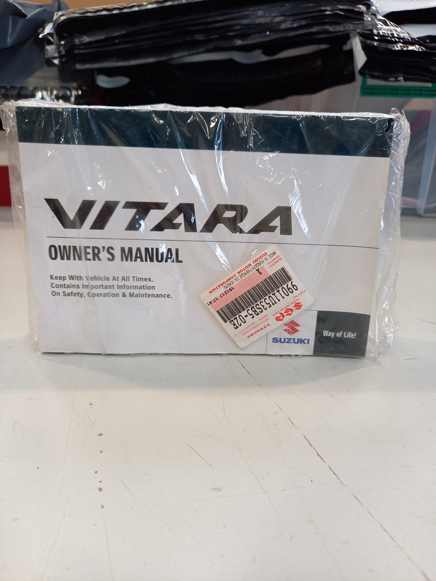 Genuine Suzuki Owner'S Manual,Vitara, | 99011U53SB5-02E