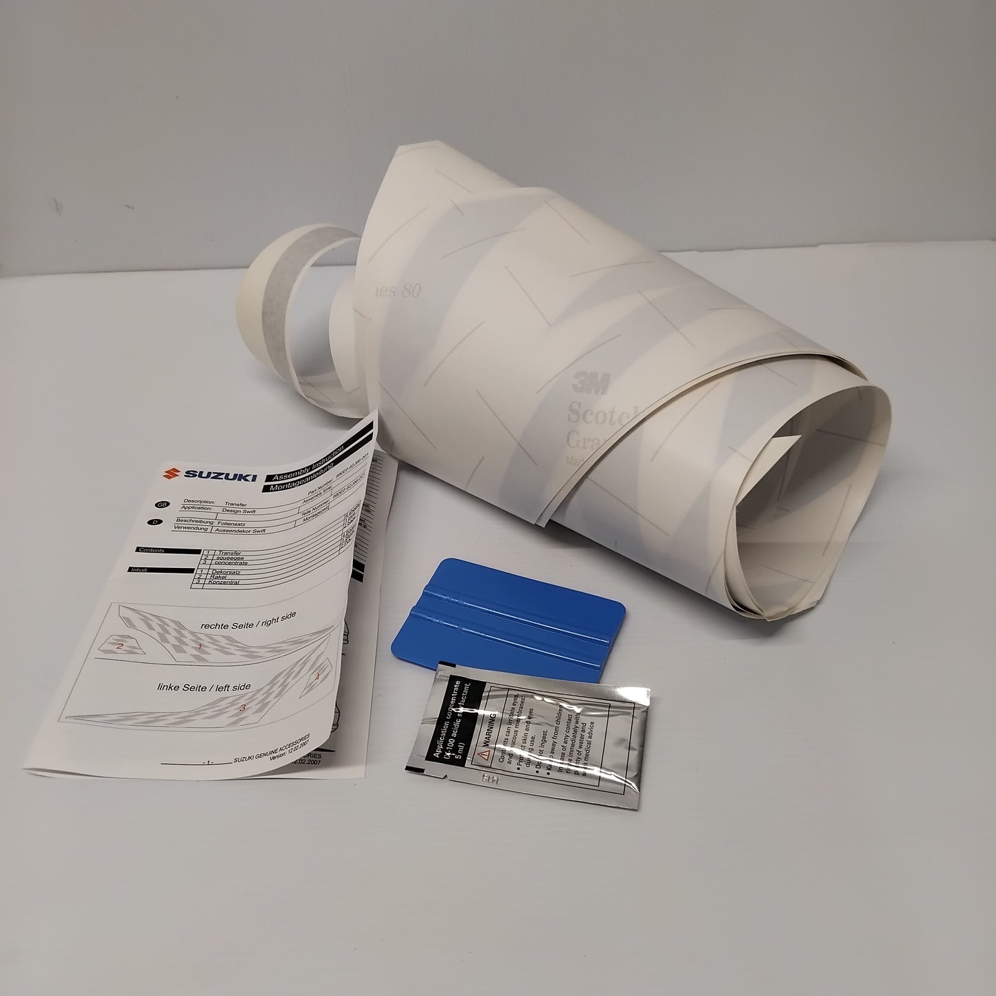 Genuine Suzuki Chequered Flag Decal S | 990E0-62J96-001