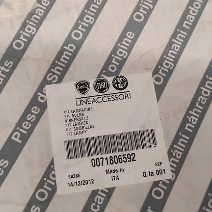 Genuine Spare Bulb Kit - Fiat Doblo 2009- | 71806592