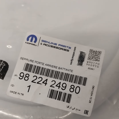 Genuine Rear Left Door Lock - Citroen Dispatch IV / Spacetourer | 9822424980