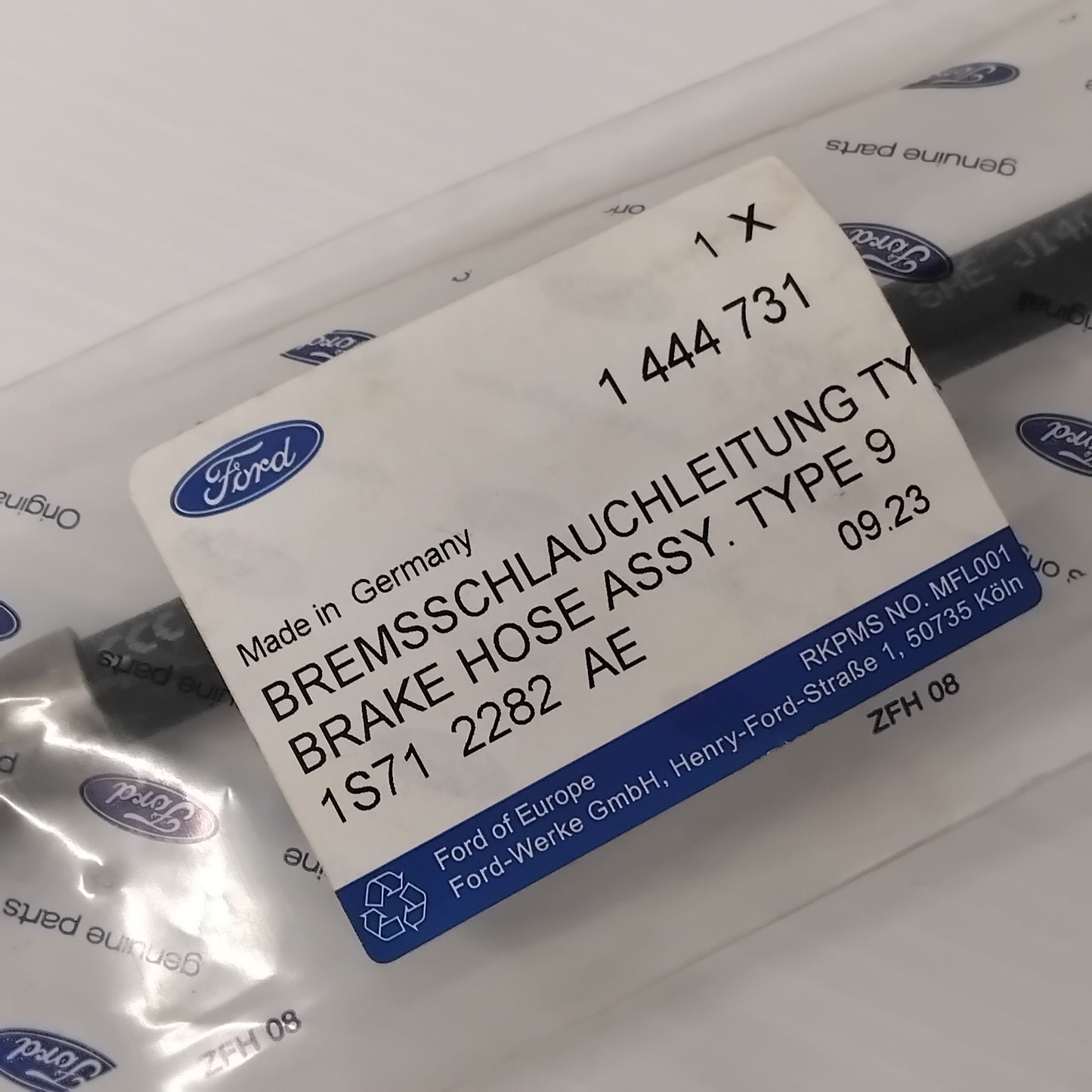 Genuine Ford Hose Assy - Brake | 1444731