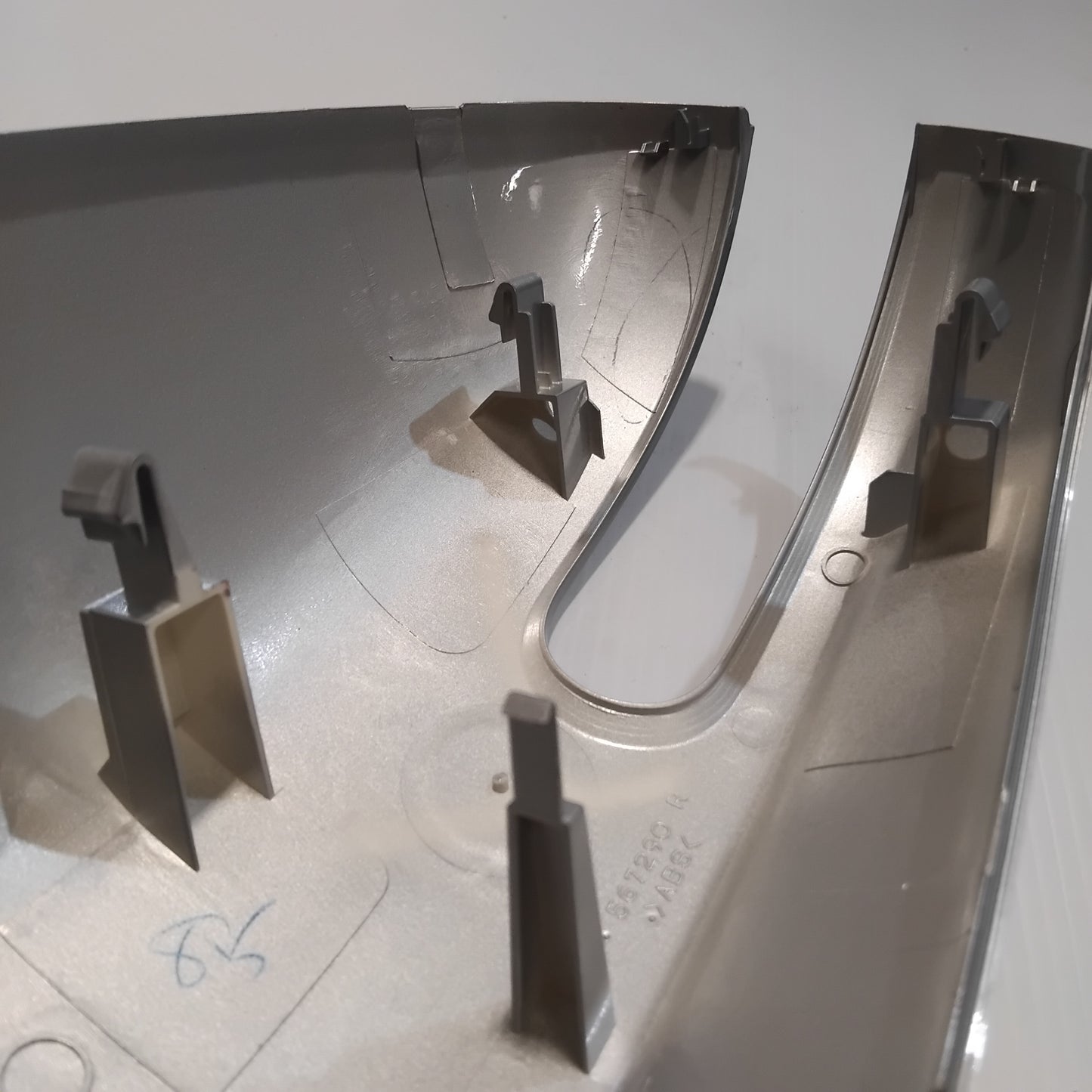 Genuine Silver Right Rear View Mirror Cover - Suzuki Swift | 8471A-73K00-Z2S