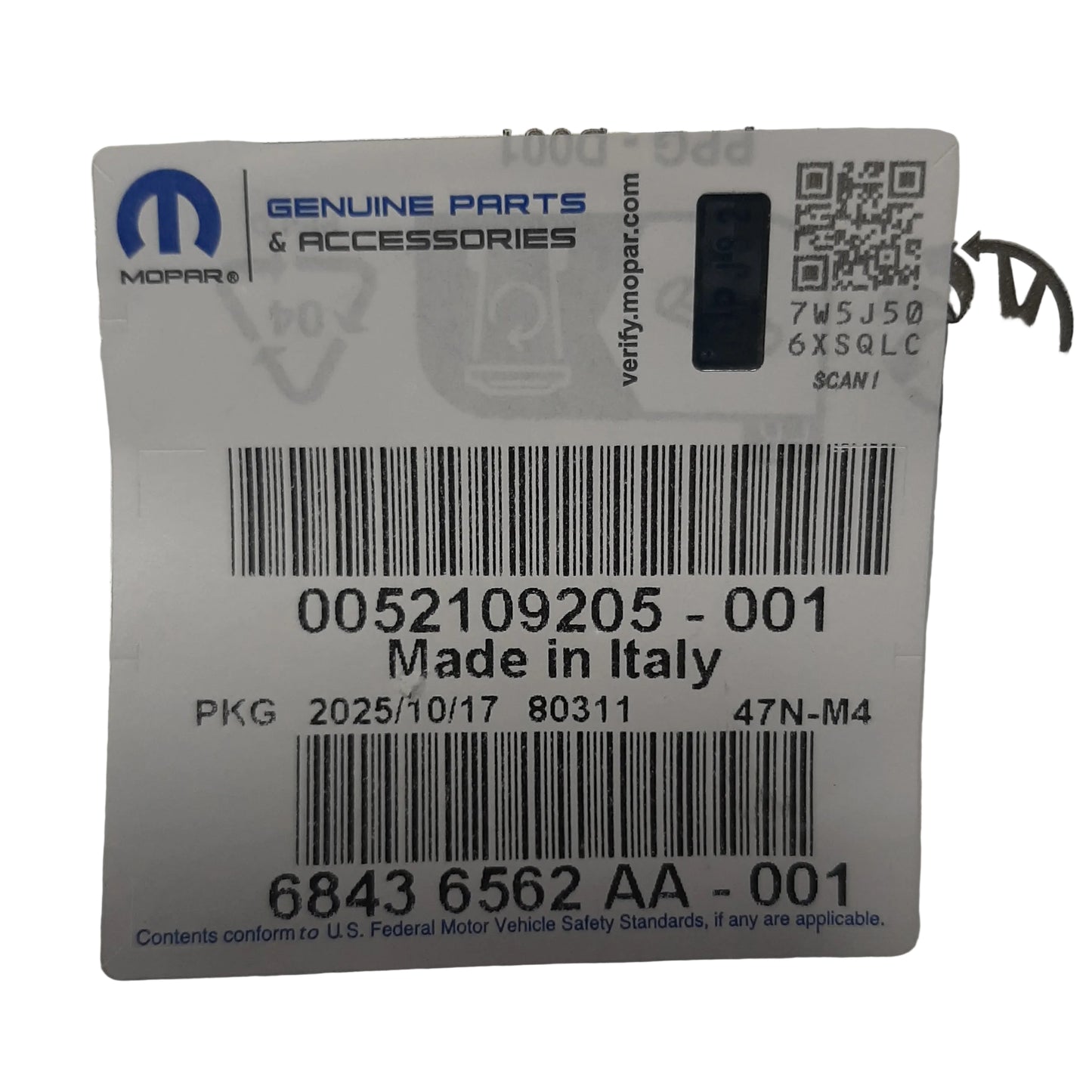 Genuine Fiat Sealing Gasket | 52109205