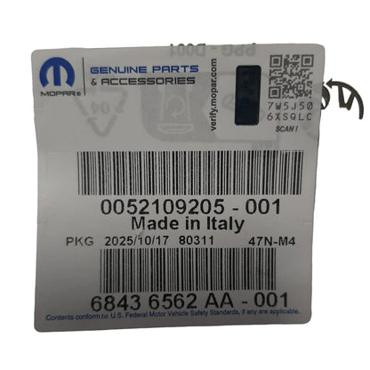 Genuine Fiat Sealing Gasket | 52109205