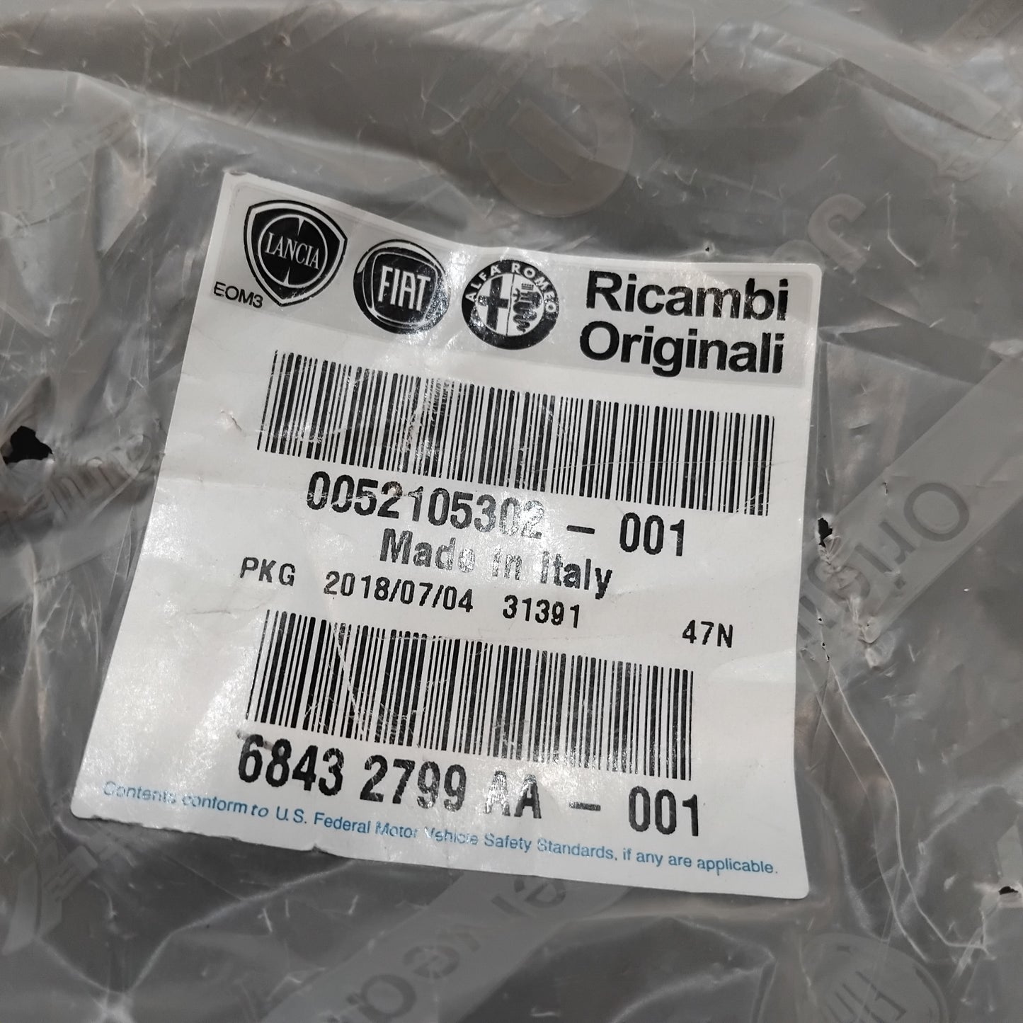 Genuine Battery Support with Hose - Fiat 500L / 500X | 52105302