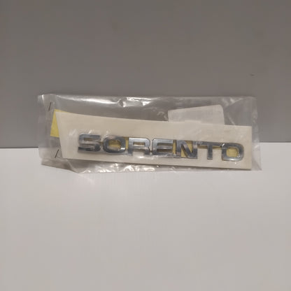 Genuine Rear Bumper "Sorento" Emblem - Kia Sorento 2012 | 863102P010