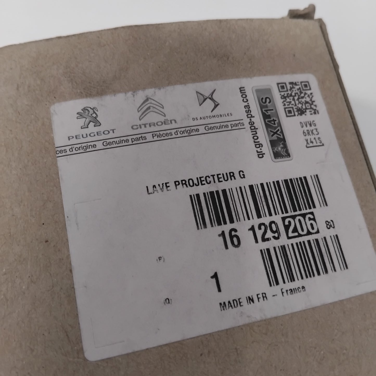 Genuine Left Headlamp Washer Jet - Peugeot RCZ | 1612920680