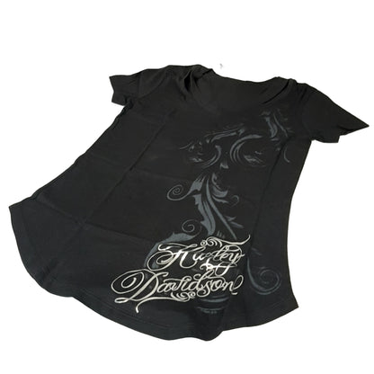 Genuine Harley Davidson Night Script Women's T-shirt - XS | R0024932