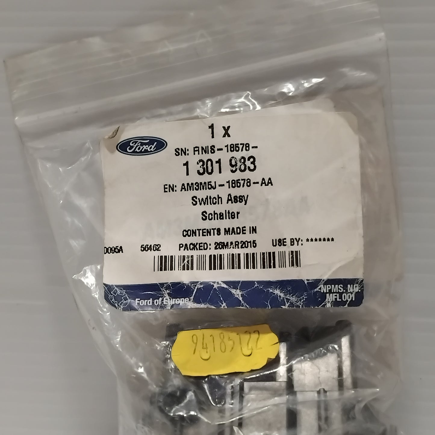 Genuine Heater Control Switch - Ford Focus 2003-2007 | 1301983