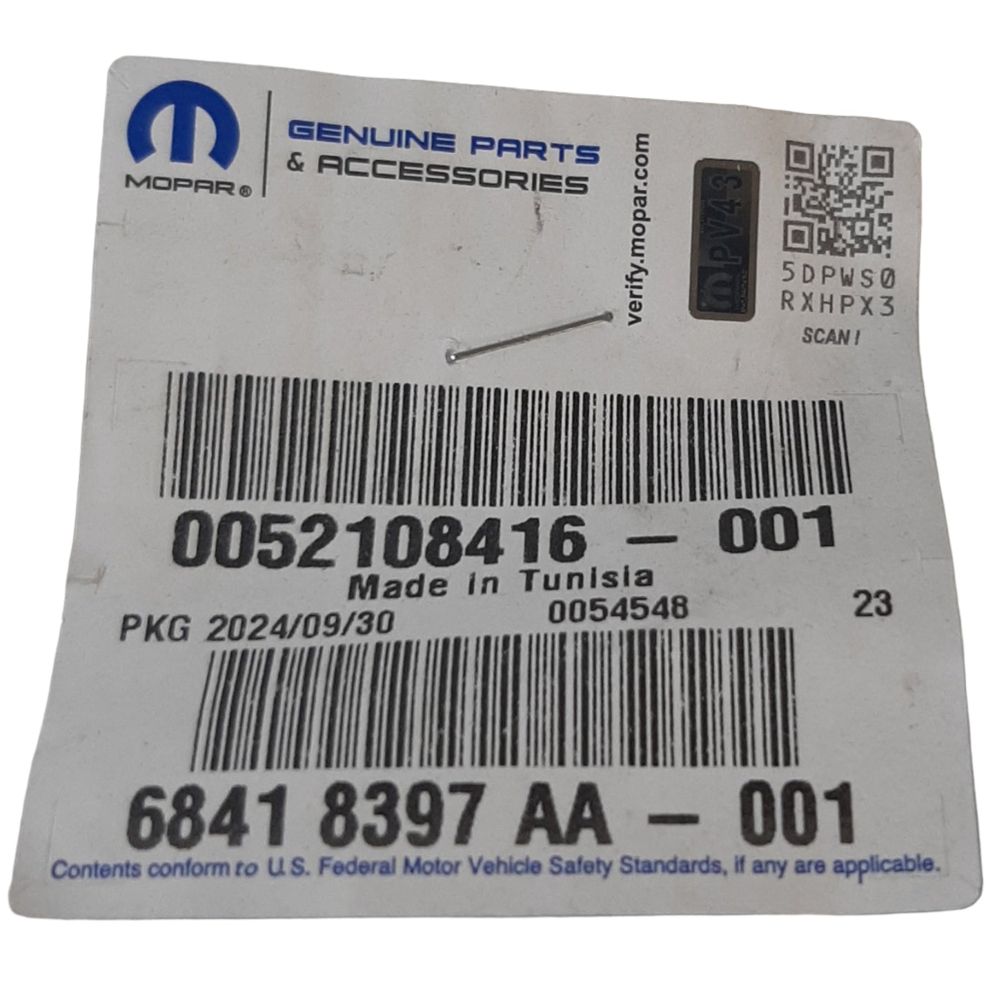 Genuine Fiat Flex Air Conditioner Hose | 52108416