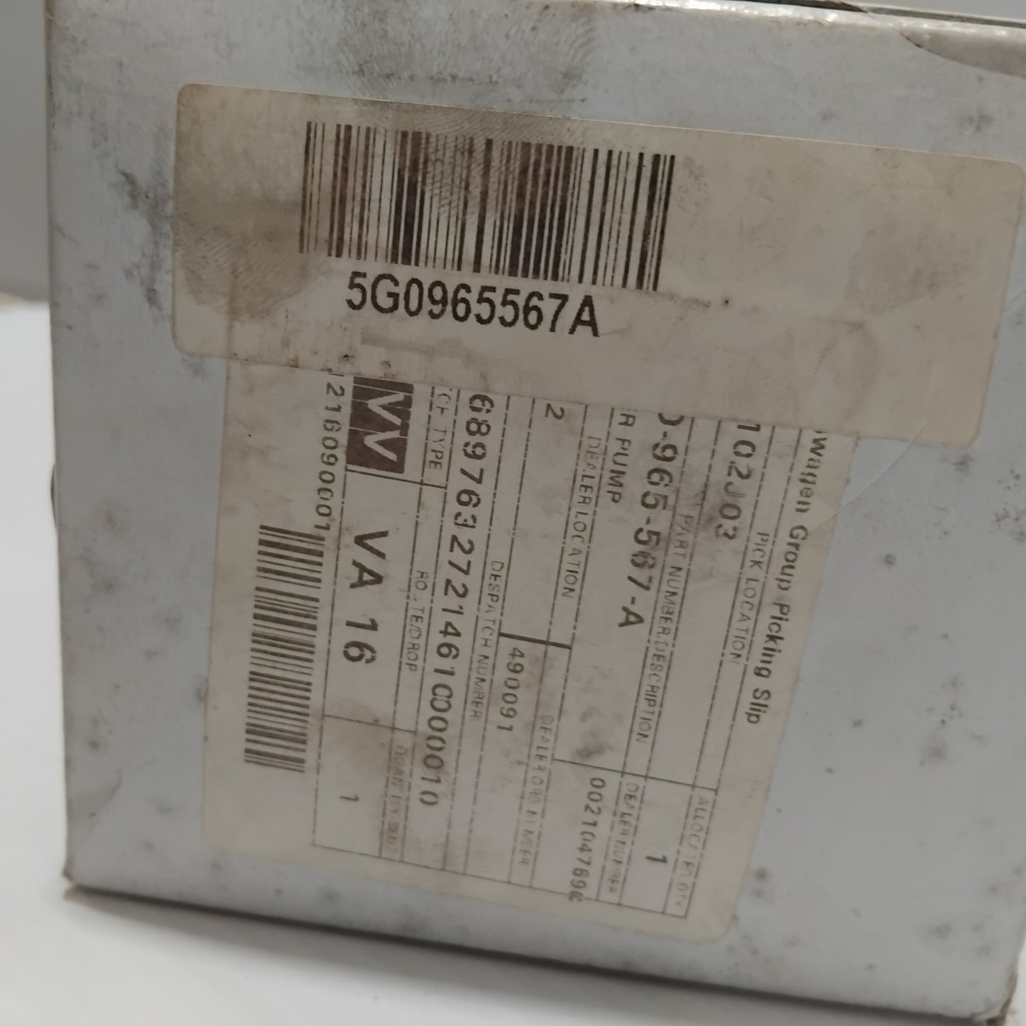 Genuine SEAT Water Pump | 5G0965567A