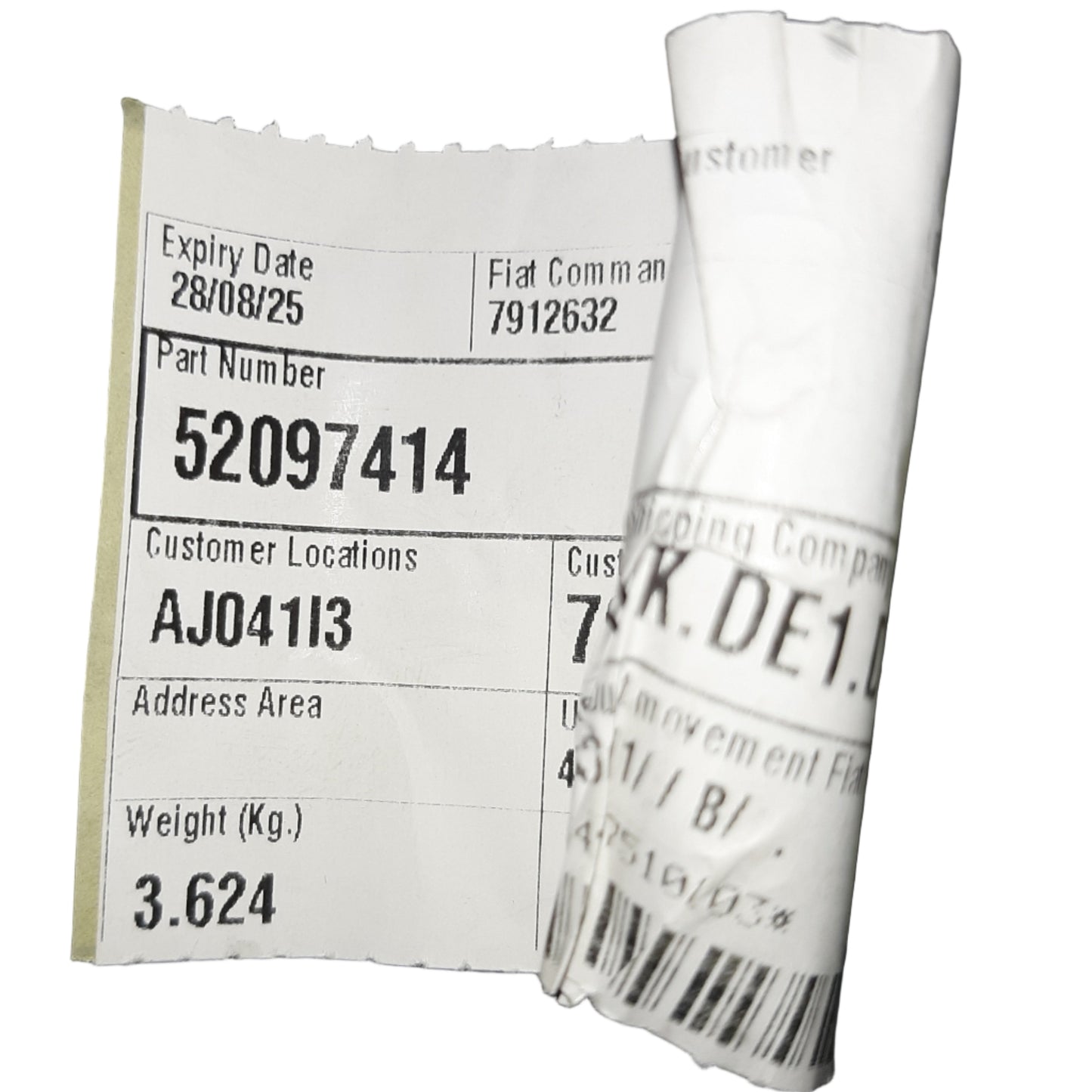 Genuine Fiat Suspension Spring | 52097414