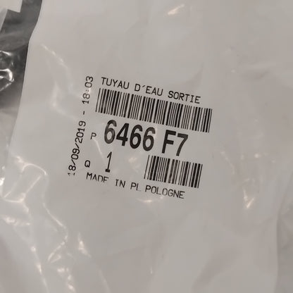 Genuine Radiator Hose - Peugeot 307 / 308 / Partner 1.4 | 6466F7