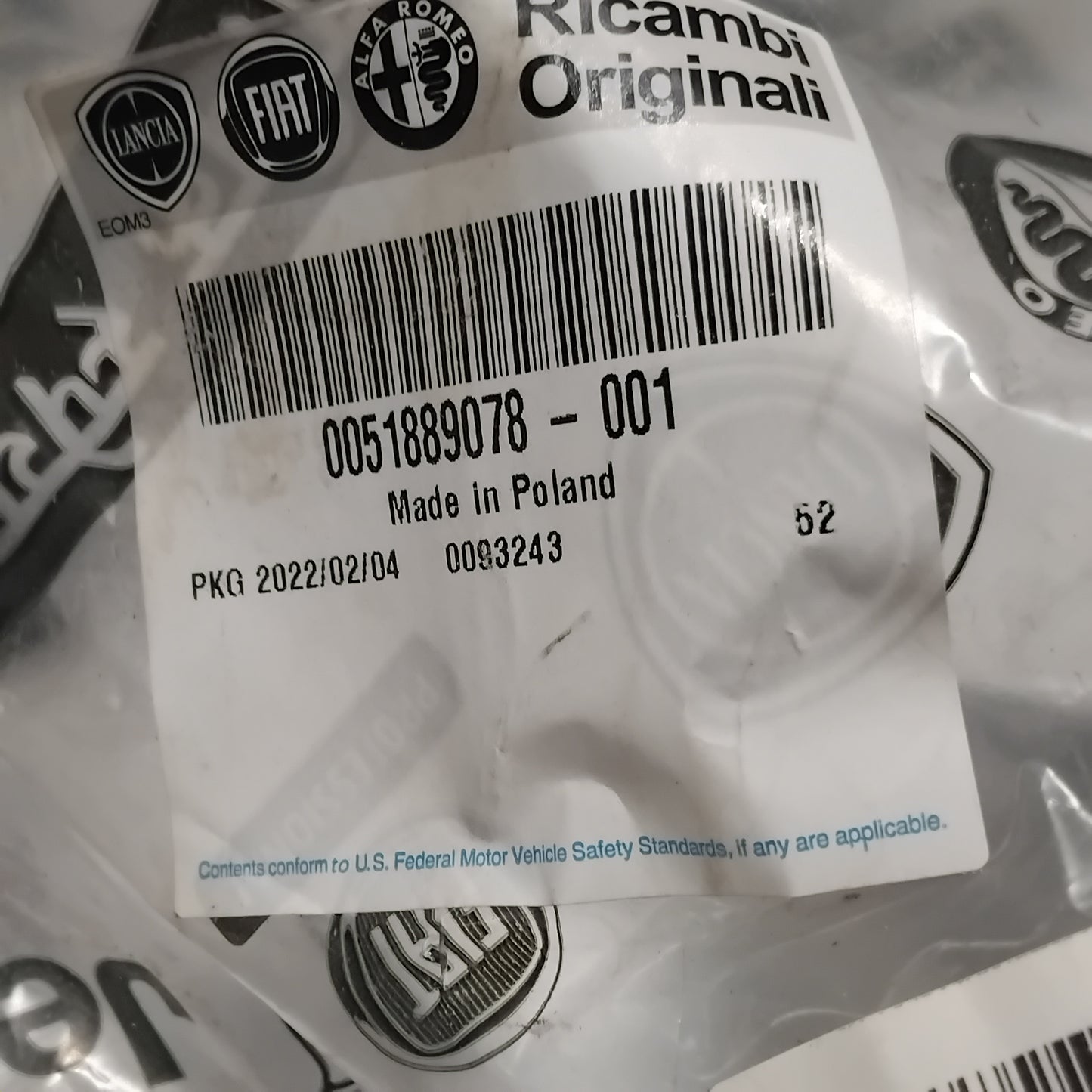 Genuine Fiat Protection | 51889078