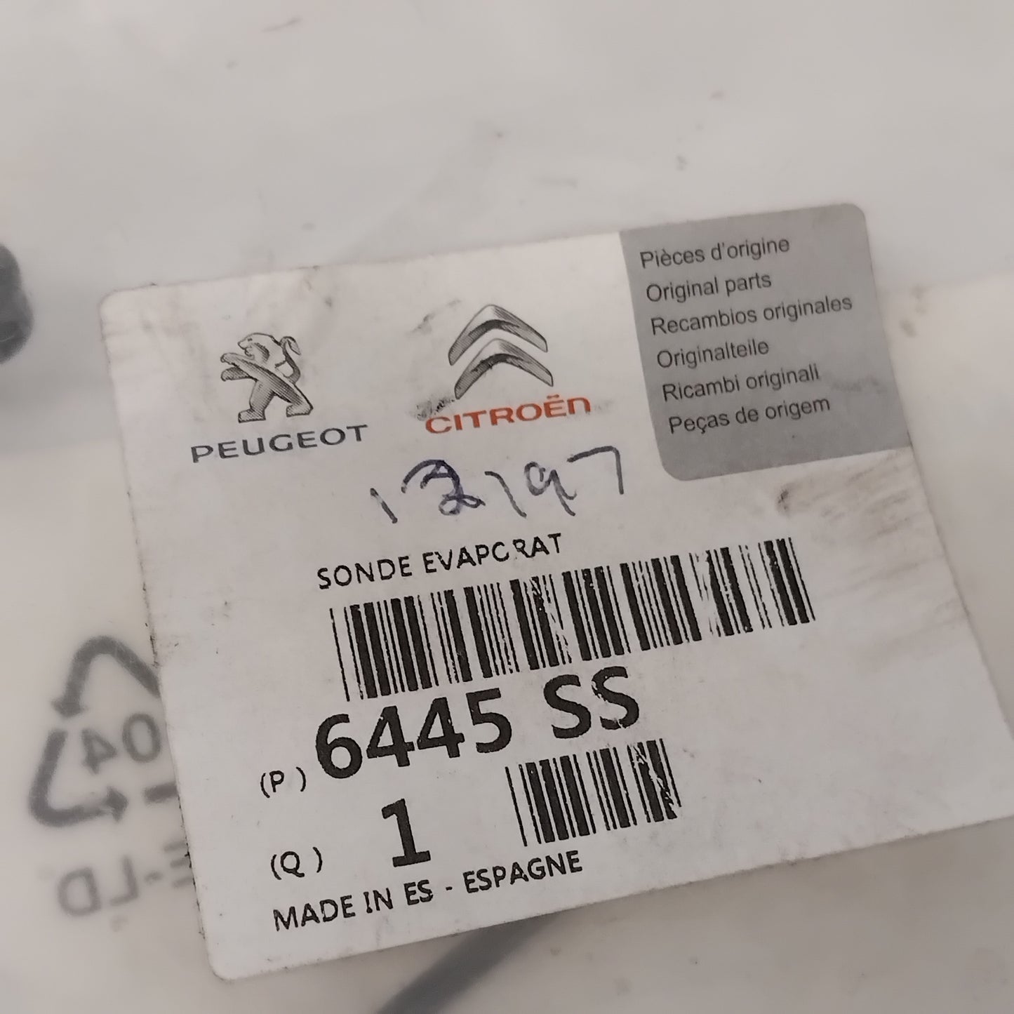 Genuine Air Conditioning Sensor - Citroen Berlingo / Peugeot Partner | 6445SS