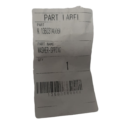 Genuine Kia Washer | 1360314006K