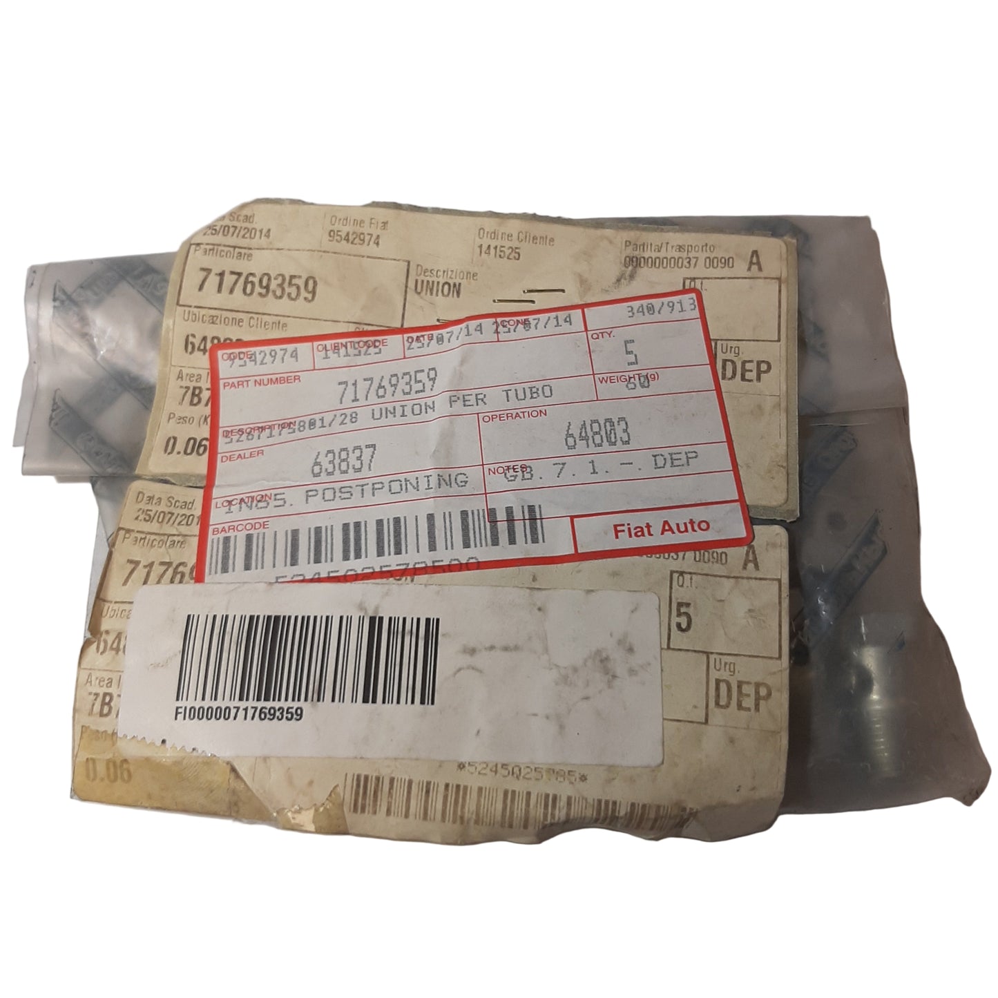 Genuine Fiat Union | 71769359