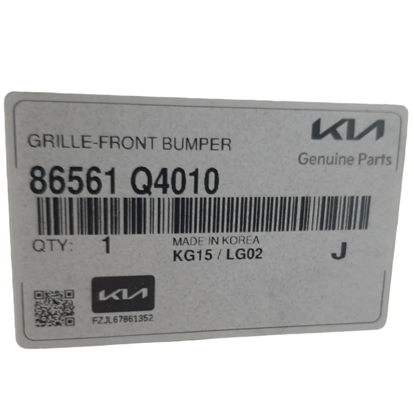 Genuine Kia Grille-Front Bumper | 86561Q4010