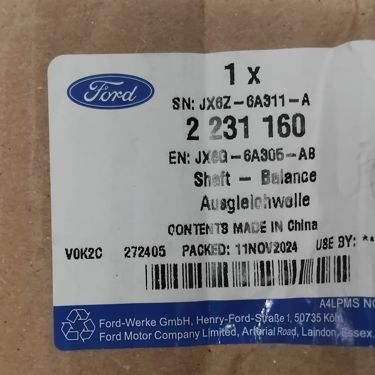 Genuine Oil Pump - Ford Focus 1.0 Ecoboost 2018- | 2231160