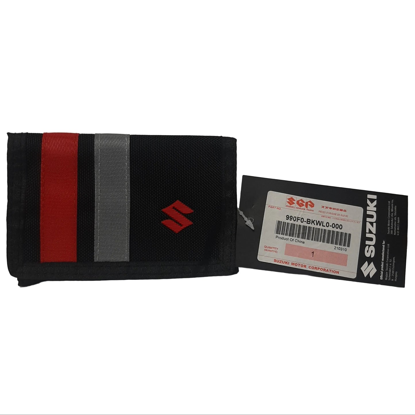 Genuine Suzuki Team Black Wallet | 990F0-BKWL0-000