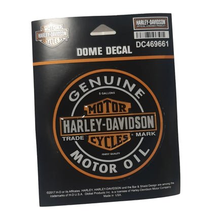 Genuine Harley Davidson Motor Oil Dome Decal Xs | DC469661