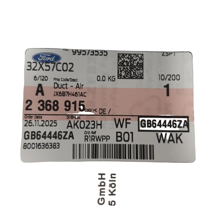 Genuine Ford Duct - Air | 2368915