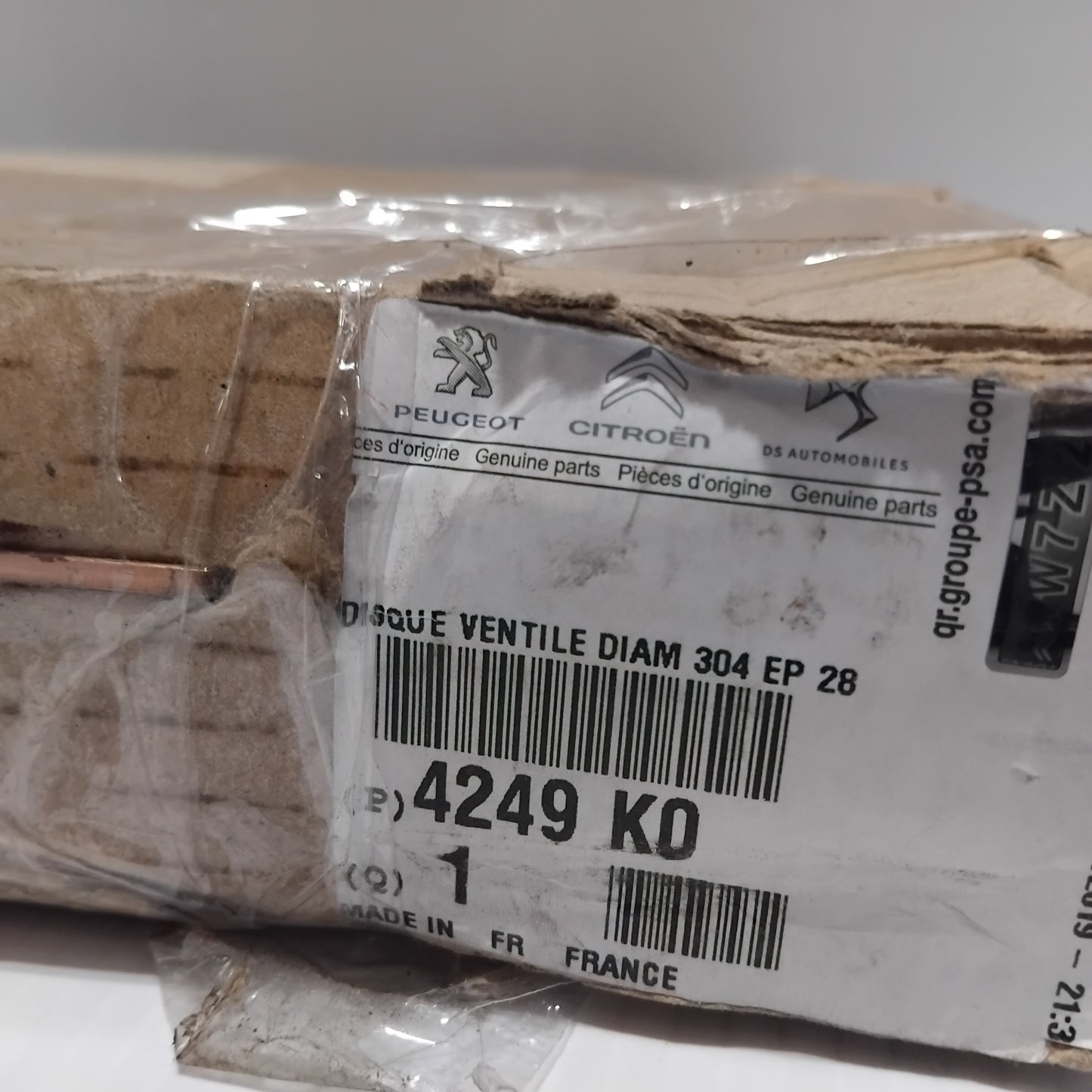 1x Front Brake Discs - Peugeot Expert Van | 4249K0