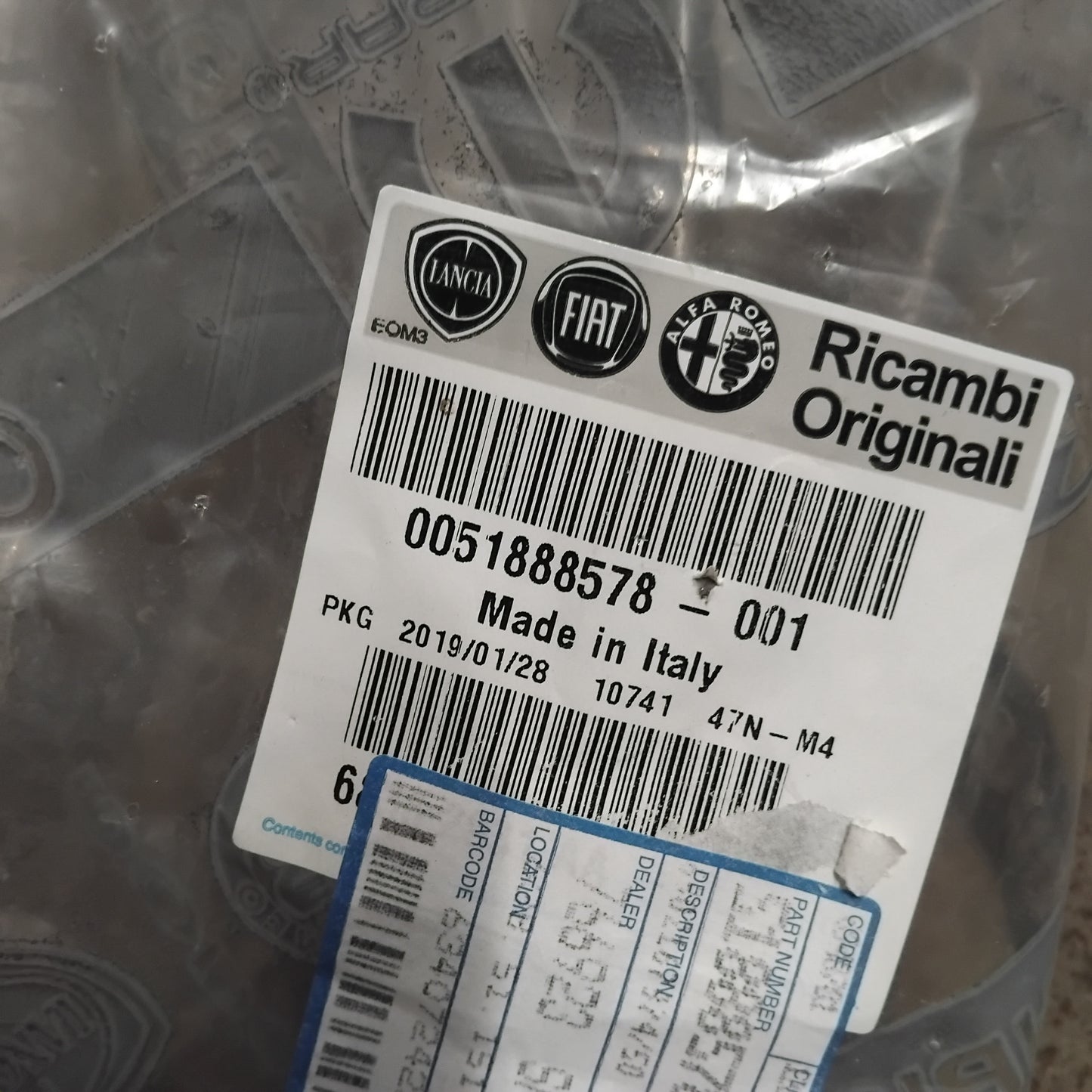 Genuine Fiat Flex Sleeve | 51888578