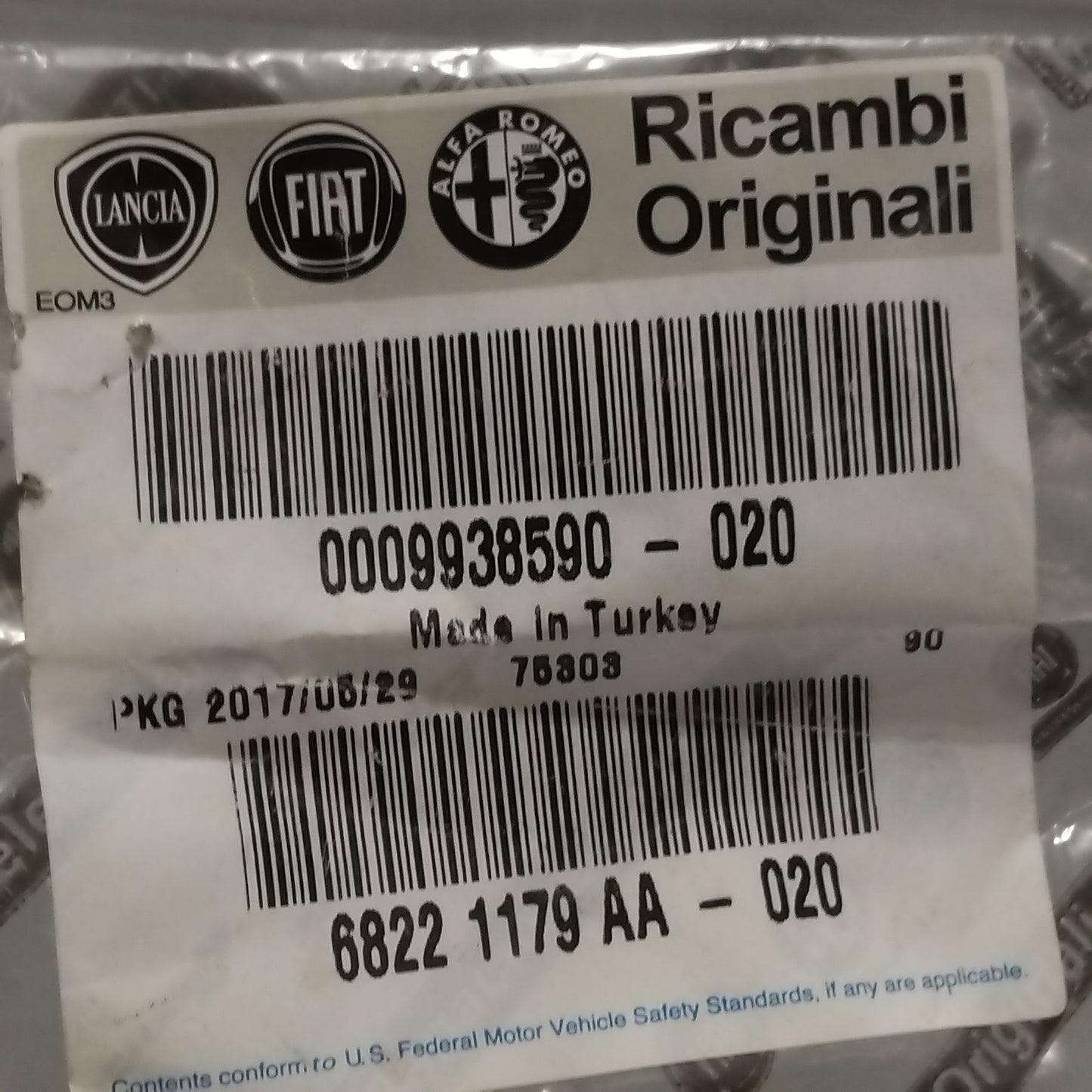 Genuine Fiat Seal | 9938590
