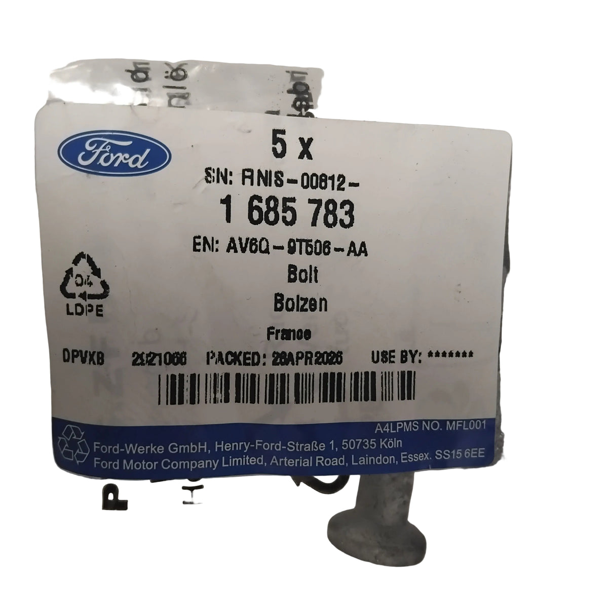 Genuine Ford Bolt | 1685783